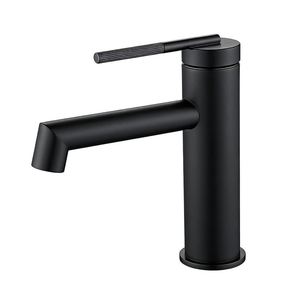 New Bathroom Brush Gold Basin Faucet Chrome Single Lever Hot and Cold Solid Brass Crane Brass Sink Mixer Gray Tap