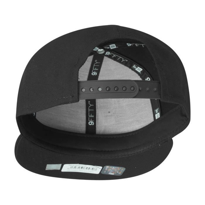 Casquette Snapback - NEW ERA - 9Fifty - Chicago Bulls - Noir Gris - Sportswear