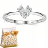 Silver Engagement Ring With Heart Zirconia 925 Silver + Box |14