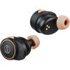 Audio-Technica ATH-CK1TW BK Wireless Earphones - Bluetooth / True Wireless Earphones / Up To 21 Hours Playback / Enhanced Call Quality / IPX5/7 / Low 
