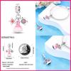 100% 925 Silver Fashion High Heels Lipstick Camera Life Series Charms Beads Fit Qikaola Bracelets DIY Jewelry