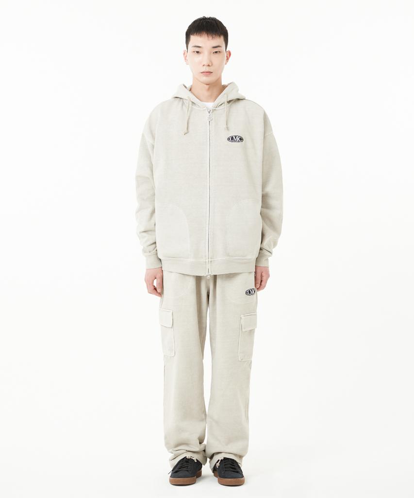 LMC Oval Overdyed Cargo Sweat Pants Beige