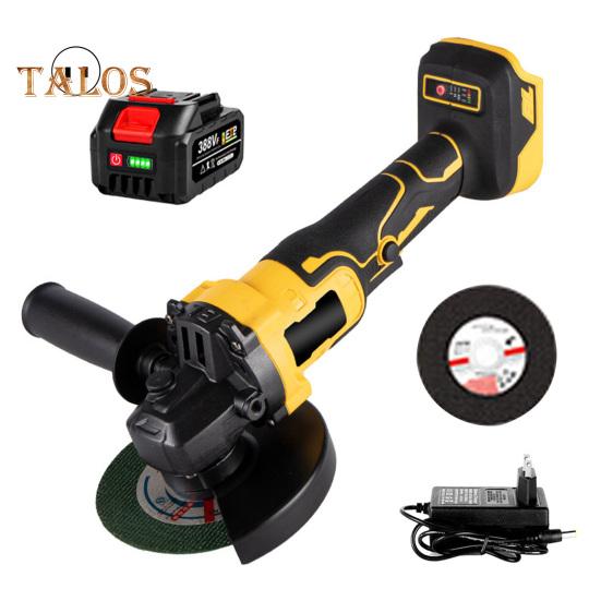 

18 В аккумуляторная угловая шлифовальная машина 10000 об/мин бесщеточный двигатель шлифовальный инструмент 3-скоростная переменная электрическая шлифовальная машина по металлу для резки шлифования полировки US Plug