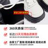 Foam Sole Leather Women's Shoes 2025 Spring New Thick Sole Heightening Dad Shoes Versatile Sports Shoes Casual Small Leather Shoes