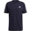 T Shirts Men's Navy Blue Crew Neck Moderate Straight Fit GL3734