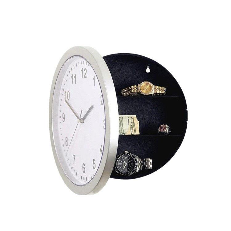 Creative Wall Clock Safe: Hidden Jewelry and Money Storage for Living Room