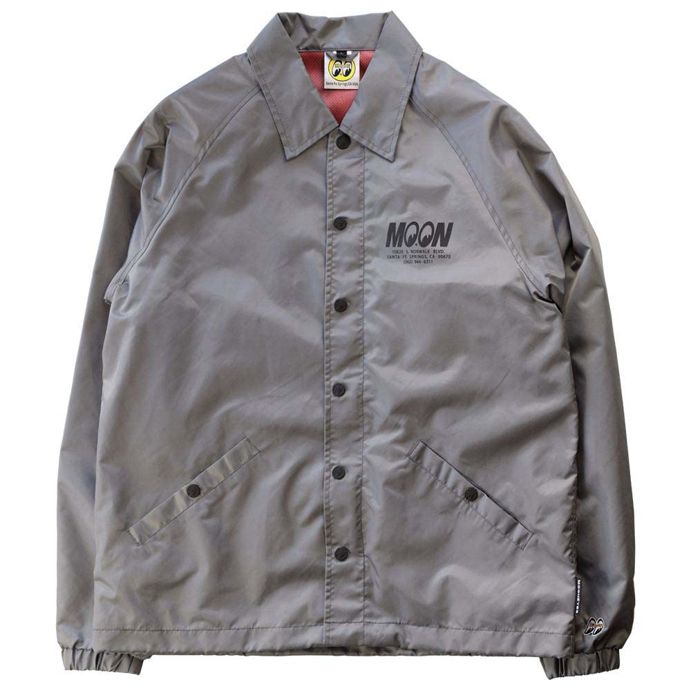 MOONEYES Motorcycle Riding Coach [MOONEYES] Jacket, Gray, OMJ-028 (L)