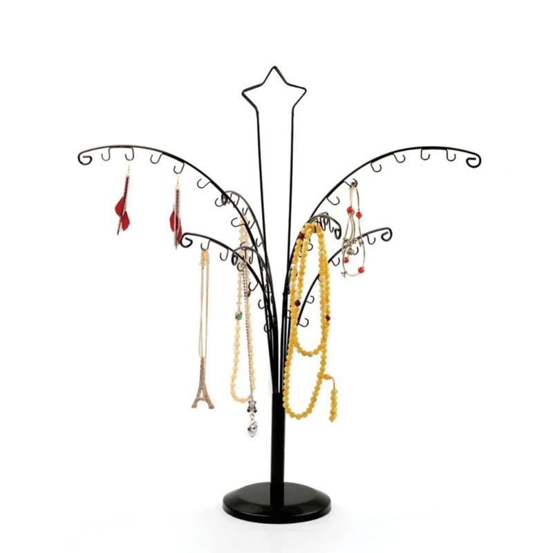 Practical Jewelry Display Stand Tree Removable Accessory Display Stand for Efficient Bracelet and Keychain Storage