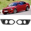 Pair of Front Bumper Fog Light Covers Trim 51112695256 Fit for E46 M3 2001‑2006