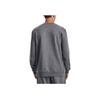 Under Armour Solid Logo Print Crew Neck Sweatshirt Men Tops Peach Grey 1374250-012