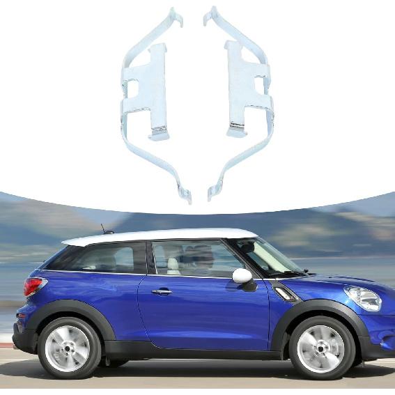 1 Pair Rear Disc Brake Pad Retaining Clip 34216753675 Compatible with 1 3 5 6 7 Series E82 E46 E90 E92 Brake Pad Anti Rattle Spring Clip Replacement