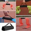 Easy Transport Soccer Hurdle Carrier Wear-Resistant Agility Hurdle Storage Track & Field Training