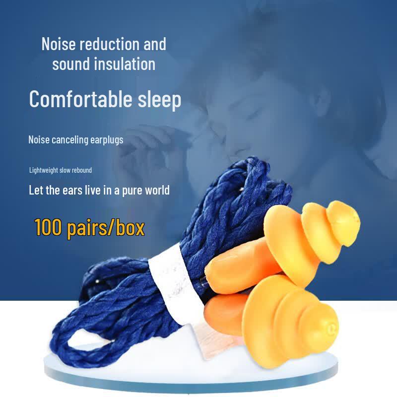 3M 1270 Reusable Corded Silicone Earplugs
