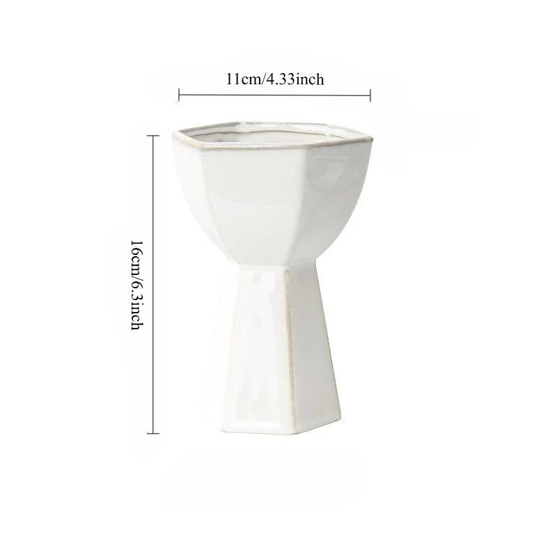 Nordic Minimalist Ceramic Vase Ornaments Modern Home Decoration,living Room Bedroom Desktop Decorative Vases Office Decoration