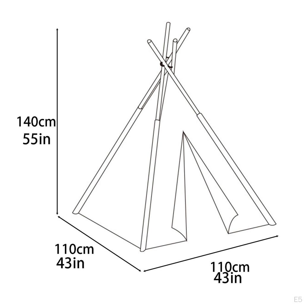 Children's Teepee Tent Adventure Kit for Indoor And