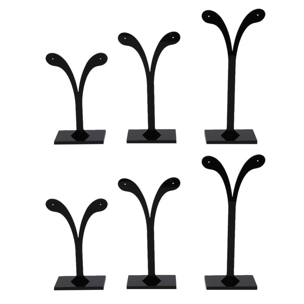 3pcs Acrylic Material Acrylic Earring Display Stand Ear Stud Display Stand  Home Display