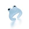 Anello in Resina a Forma di Rana Cartone Animato Bizzarro: Stile Carino e alla Moda per l'Indice o il Dito dell'Articolazione