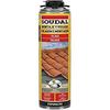 Mousse adhésive - SOUDAL - 750 ml - Grise - Faible expansion - Collage rapide de tuiles
