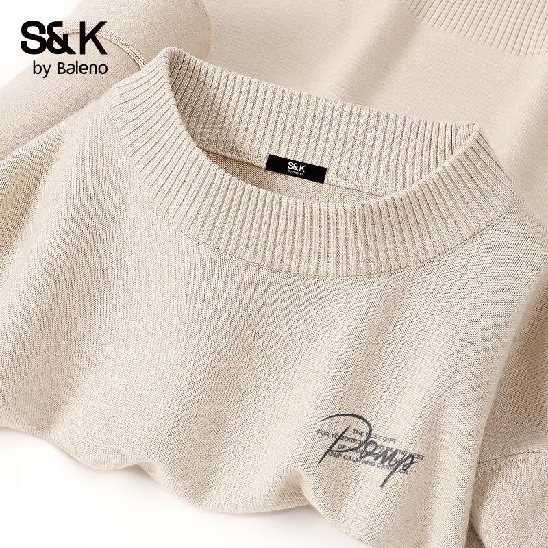 

Baleno Men s S&K Heavy Knit Semi-Turtleneck Sweater XL