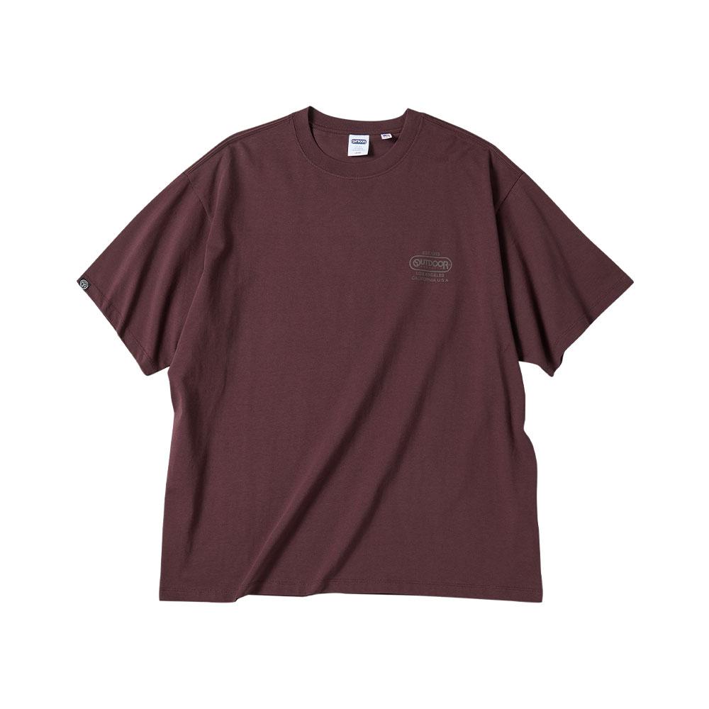 OUTDOOR PRODUCTS Oversized Back Logo T-Shirt (Brick)