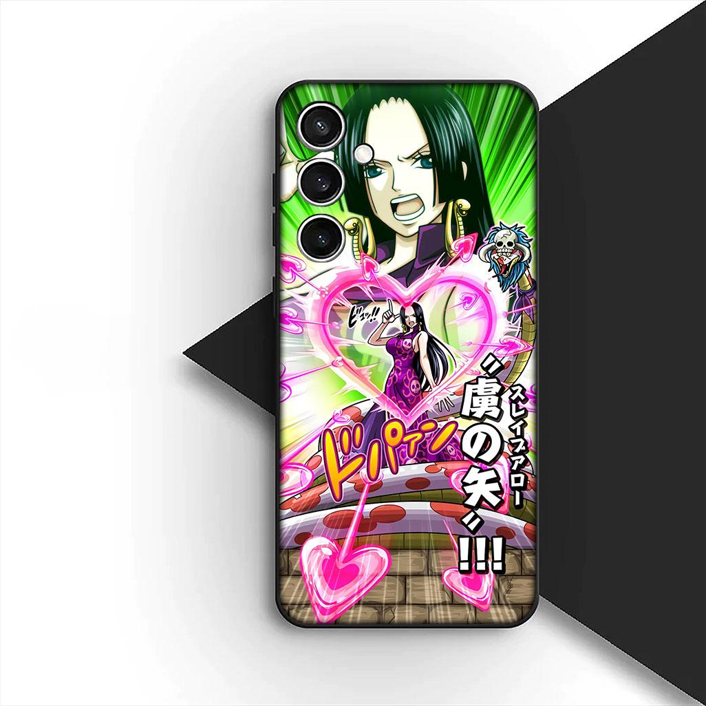 

for Motorola Moto G22 G23 G32 G53 G60 G13 G64 G20 G8 G9 Plus Power E13 E20 E32 Phone Case Anime Boa Hancock One Piece Luffy Motorola Moto G60