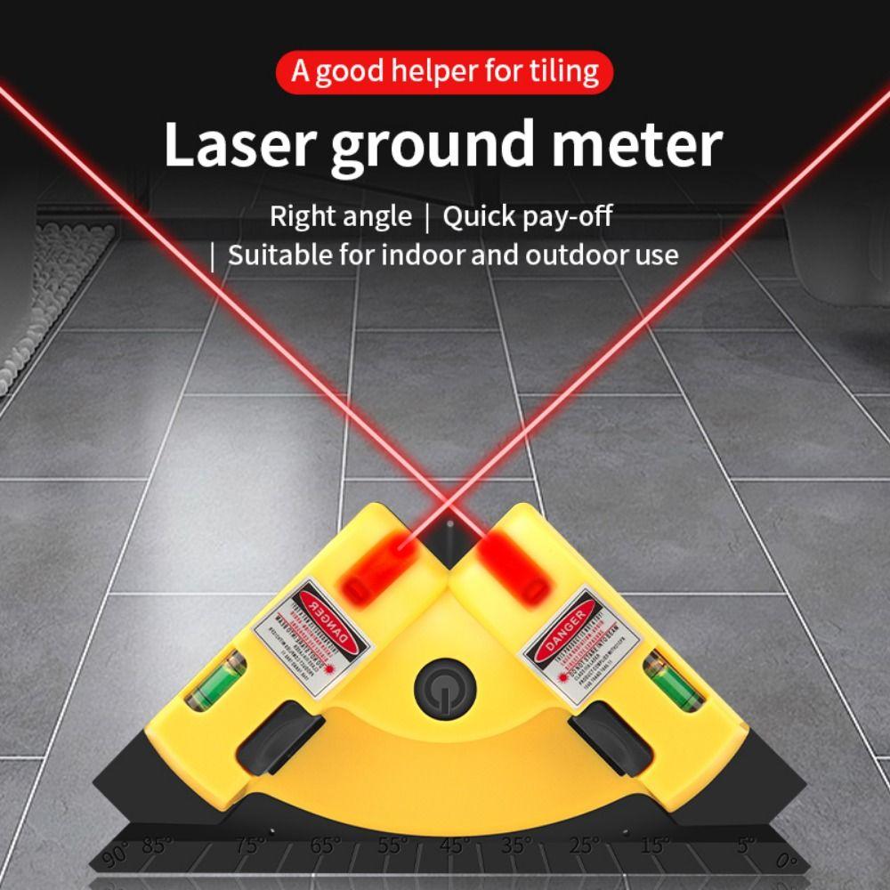 Accurate Measurement Right Angle Ground Wire Instrument Laser Line Marker  Woodworking Accessories