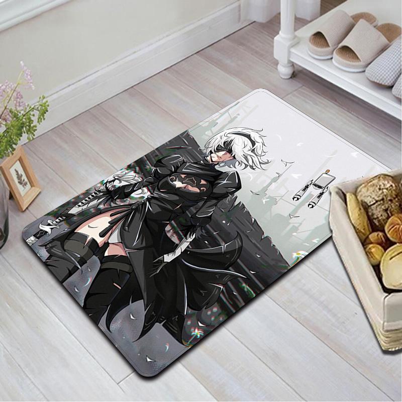 Nier 2B Drakengard Rug Floor Mat for Living Room or Bedroom Soft and Comfortable Carpet a Gift for Birthday and Holiday.DFF0925143