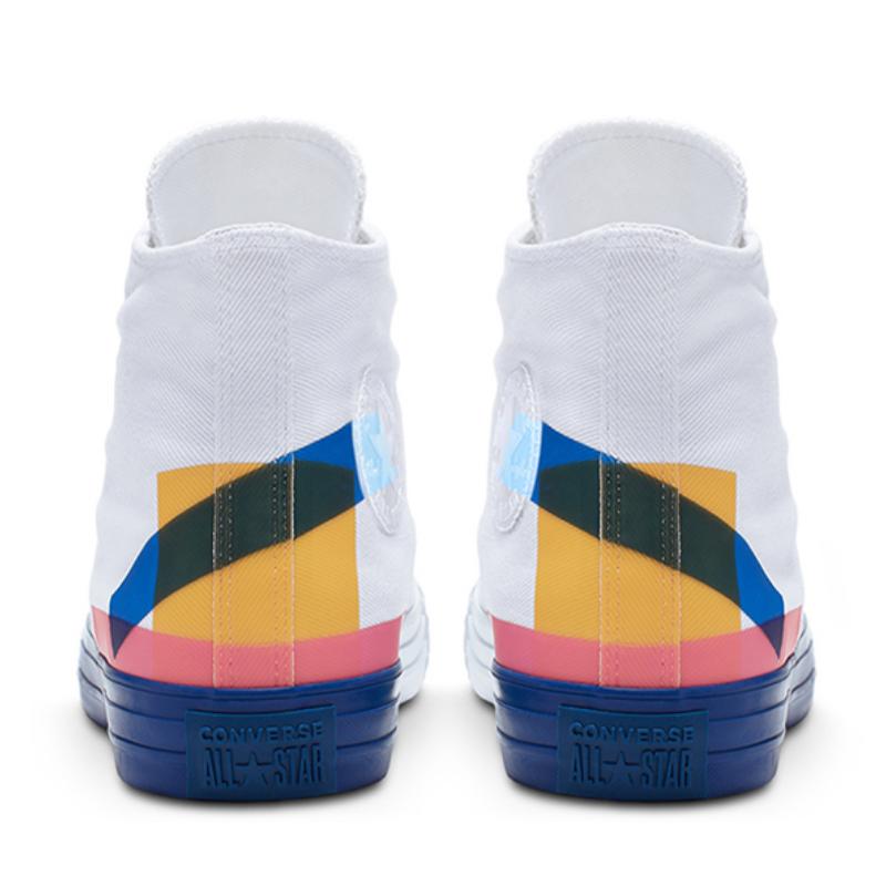 Converse Chuck Taylor All Star Space Racer Deconstructed Graffiti High Top Canvas Shoes Unisex Colour