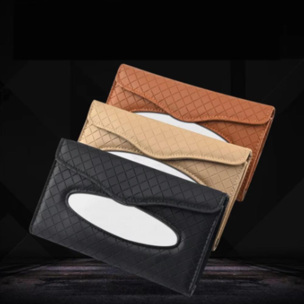 Simple Design Car Tissue Box Car Hanging Car Napkin Holder Dispenser  Auto Interior