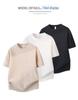 2026 Men's Luxury Ice Silk Short Sleeve T-shirt - Summer, High-end Texture, Round Neck