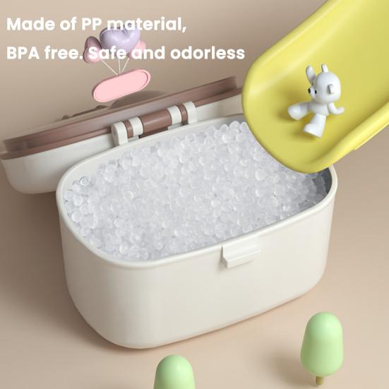 380/550ML Portable Milk Powder Storage Box Leak-Proof Baby Formulas Dispenser Outdoor Travel Sealed Food Snack Storage Container