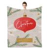 Christmas Series digitalprinted polyester Bedroom velvet flannel soft sofa cover blanket Fleece soft sofa cover blankets
