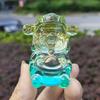 Crystal Glass God of Wealth Ornament: Home & Wedding Decoration Gift