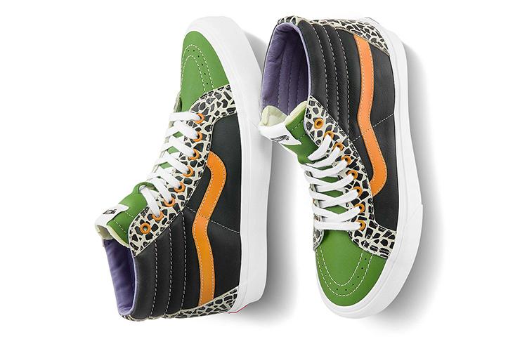Sk8 Vans-Hi Reissue Ef Vlt Lx 'Animal Print - Cactus Black' VN0A5HUX9MV