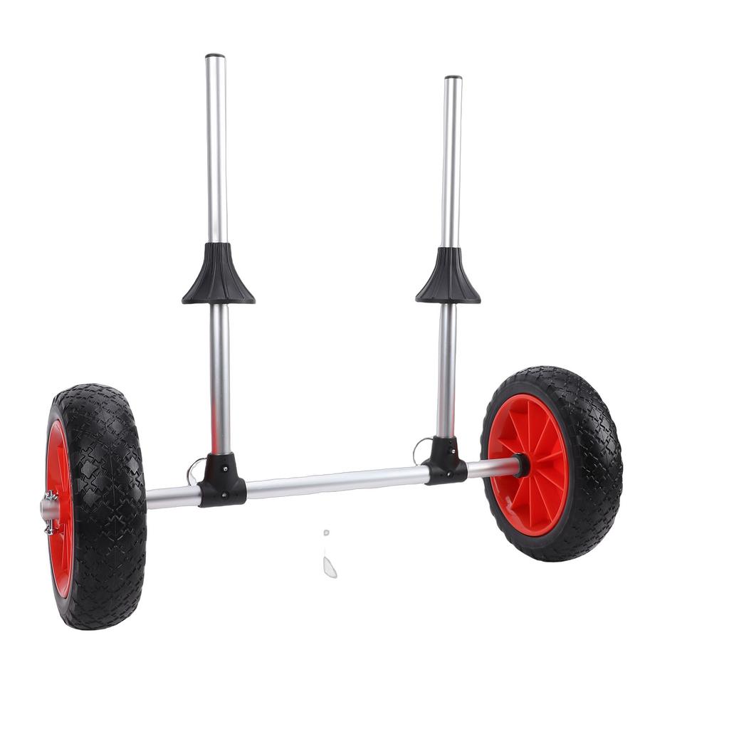 Folding Kayak  , Lightweight Canoe Trolley Carrier with Aluminum Alloy Frame and Rubber Wheels, Stable   for Transporting Kayaks or Rafts