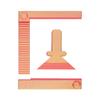 3Pcs Flexible Diamond Art Rulers L-Shape Bead Alignment Guides  Diamond Painting