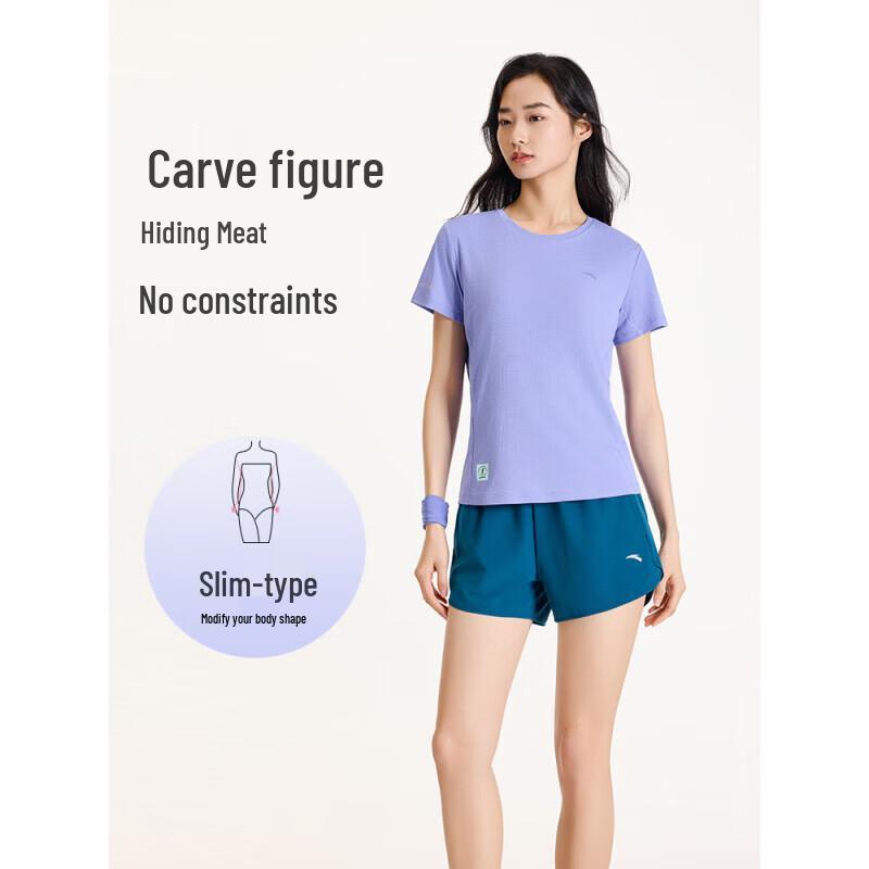 ANTA Women s Quick-Dry Breathable Running Two-Piece Set 2XL