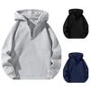 Lente Herfst Mannen Hoodie Casual Losse Pasvorm Lange Mouwen Ritssluiting Sportjack Streetwear