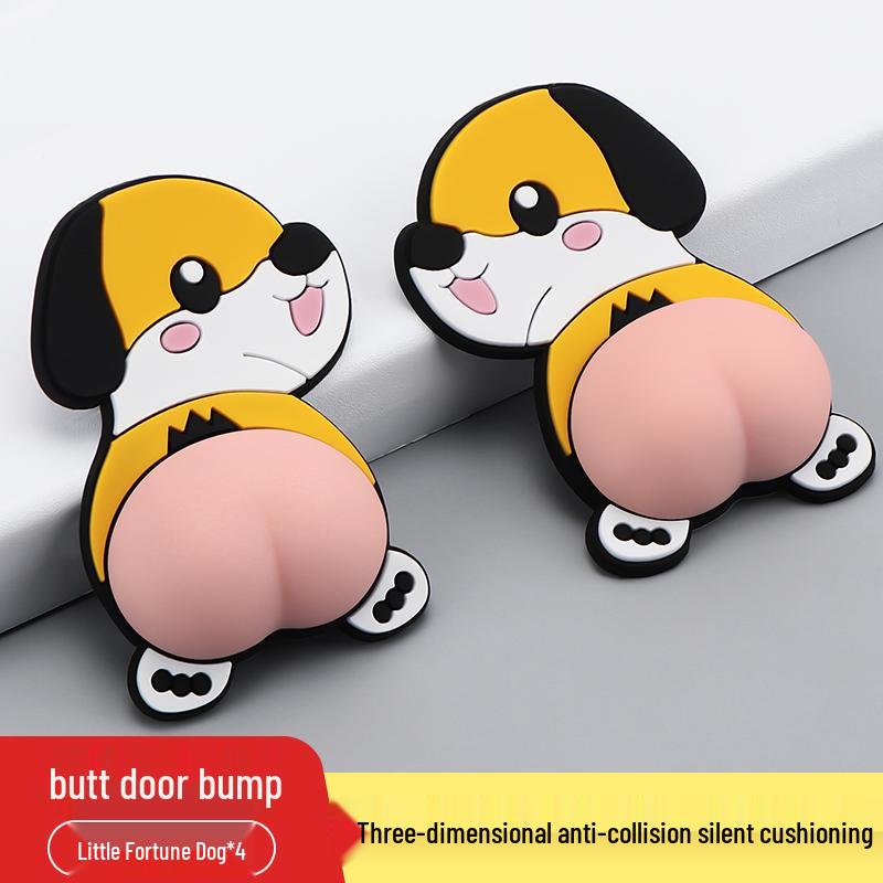 Silicone Door Handle Anti-Collision Buffer Pad for Wall and Glass Protection