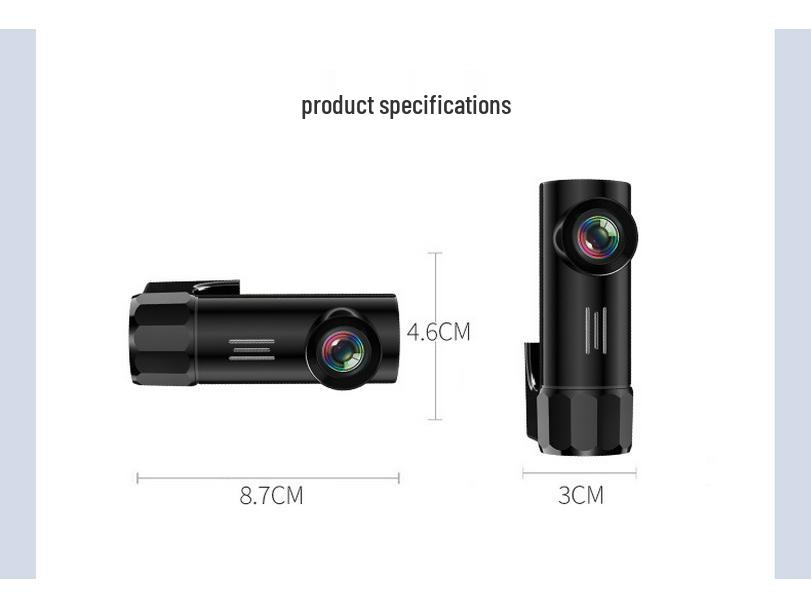 1080P HD WiFi Dash Cam with Universal Mobile Phone Connectivity and Gift Feature