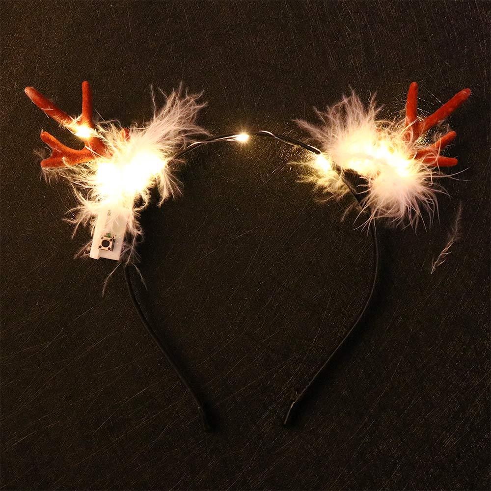 

Cute Party Funny Cosplay Vocal Concert Korean Style Hairbands Elk Antler Christmas Headbands Women Hair Hoops