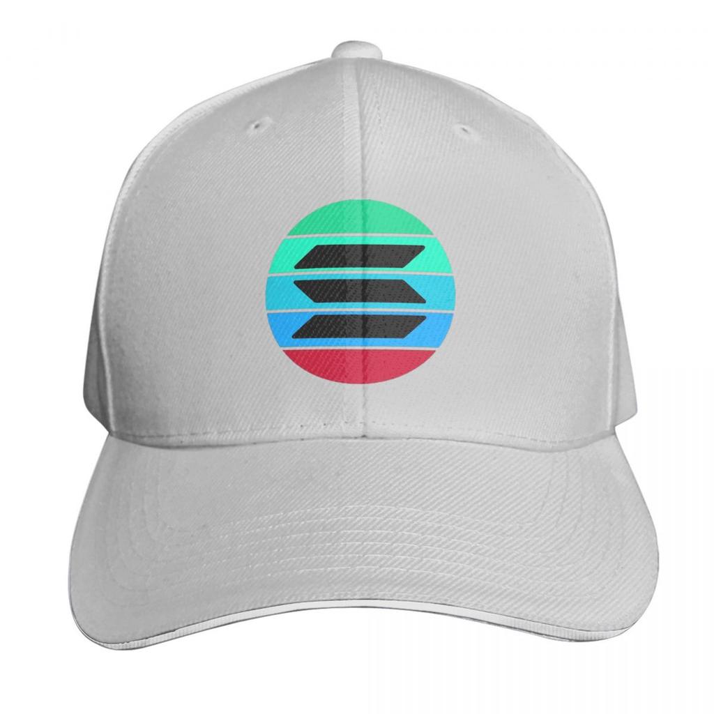 Solana Crypto Solana Cryptocurrency SOL Cap Fashion Casual Baseball Caps Adjustable Hat Hip Hop Summer Unisex Baseball Hats