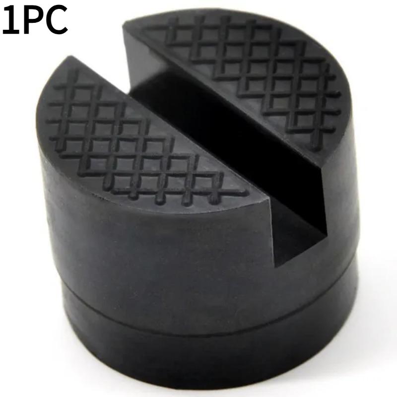 

1PC Floor Slotted Car Rubber Jack Pad Frame Protector Adapter Jacking Tool Pinch Weld Side Lifting Disk чёрный