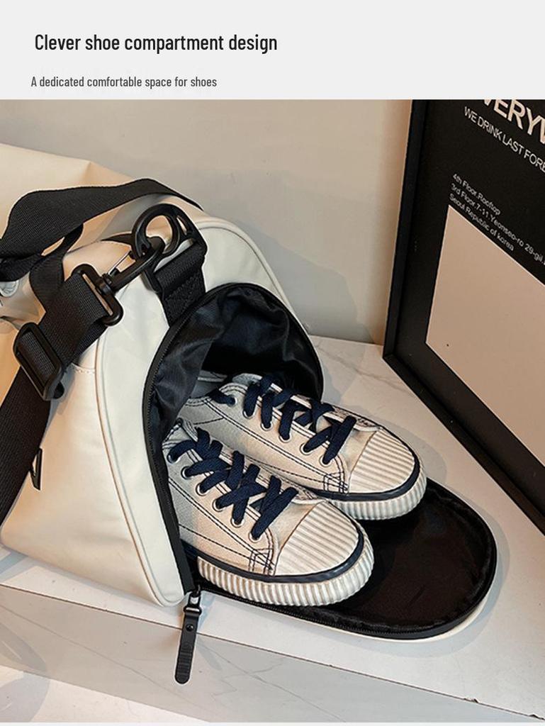 Unisex Sports Fitness Travel Bag 2025 - Large Capacity, Dry/Wet Separation, Short Trip