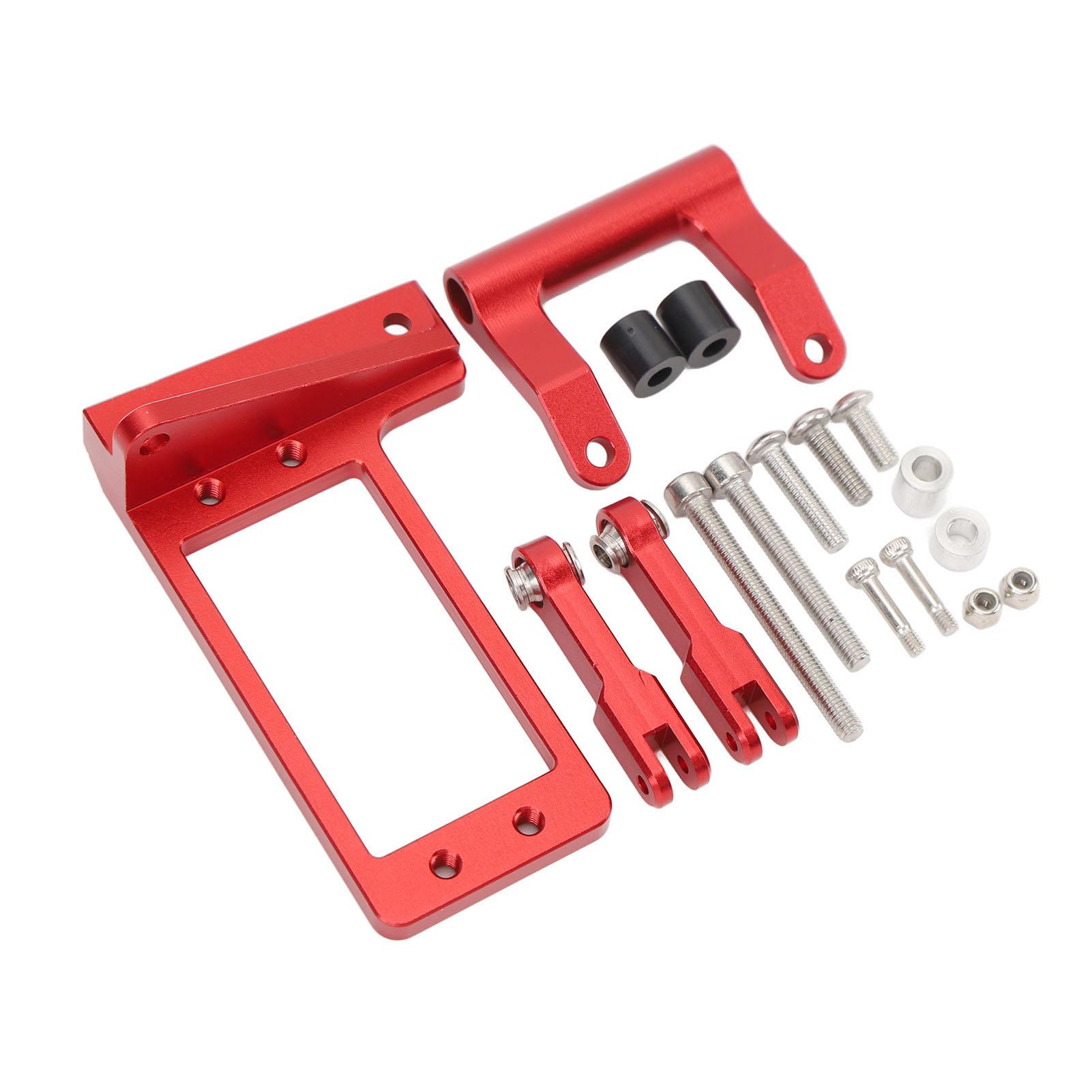 

Кріплення сервоприводу з комплектом гідравлічного керма для 110 RC гусеничного автомобіля, кріплення сервоприводу RC з алюмінієвого сплаву з