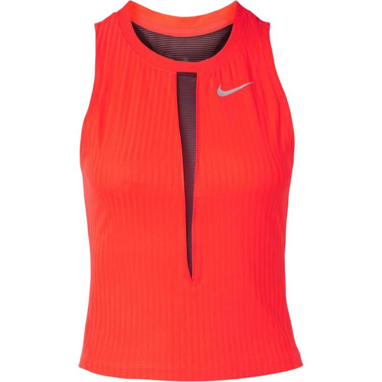 Nike Court Slam Logo Patchwork Crew Neck Vest Women tops HJ8249-696 S