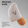 Popular Knife Doll Plush Toy Funny Abstract Vegetable Cutter Doll Grab Machine Doll Gift