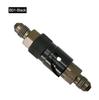 3AN CNC Black Aluminum Quick Release Dry Brake Line Coupling Fitting Universal