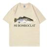 Tshirts Women Harajuku Vintage Style T Shirts Funny Bomboclat Fish Tshirt High Street Fashion Trend Sleeve Aesthetic Clothes