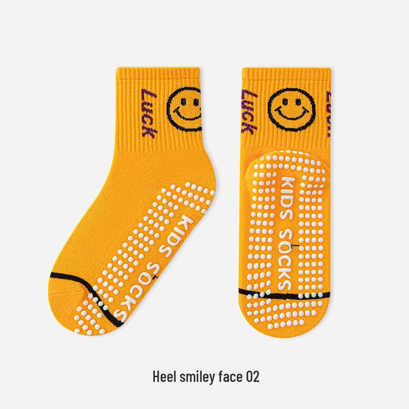 Trendy Anti-slip Mid-calf Socks for Men, Women, and Children - Ideal for Home, Indoor, Sports, and Trampoline Activities